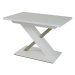Jídelní stůl UTENDI 1 bílá, šířka 130 cm, rozkládací