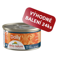 Almo Nature Daily Menu WET CAT - Kousky se pstruhem 85g výhodné balení 24ks