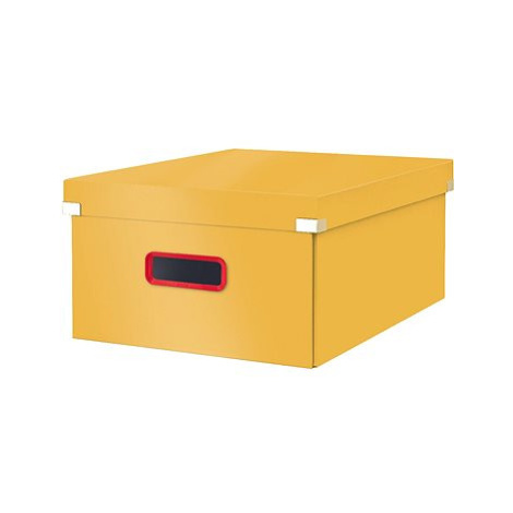 Žluté úložné boxy
