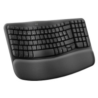 Logitech Wave Keys Wireless Ergonomic Keyboard Graphite - CZ/SK