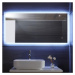 Aquamarin Koupelnové zrcadlo s LED osvětlením, 120 x 60 cm