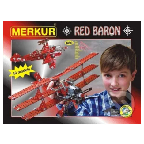 Merkur Red Baron (680 dílů, 40 modelů) - hra z kategorie Stavebnice