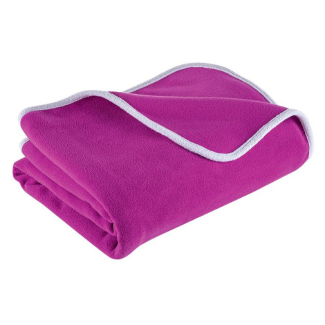Fleecová deka purpurová 130 x 170 cm