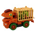 mamido  Konstrukční autíčko dinosaur oranžové