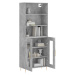 vidaXL Skříň highboard betonově šedá 69,5x34x180 cm kompozitní dřevo