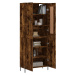 vidaXL Skříň highboard kouřový dub 69,5 x 34 x 180 cm kompozitní dřevo