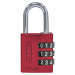 ABUS Hliníkový číslicový zámek, 144/30 Lock-Tag, bal.j. 6 ks, červená