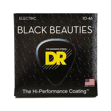 DR Strings Black Beauties BKE-10