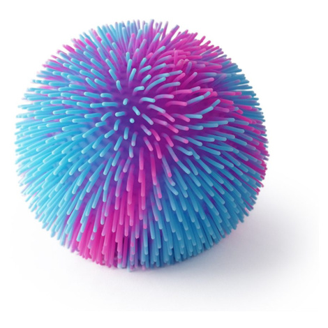 Mac Toys SPORTO Střapatý duhový míč se světlem - růžovo modrý