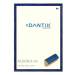 DANTIK rámeček 42 × 59,4, INCLINATA colori modrý plexi čiré