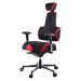 Zdravotní herní židle THERAPIA E+GAMER –⁠ černo-červená