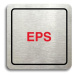 Accept Piktogram "EPS" (80 × 80 mm) (stříbrná tabulka - barevný tisk)
