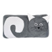 Bellatex Tvarovaný kočička šedá - 45 × 30 cm - kočička
