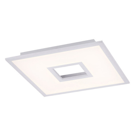 Designové stropní svítidlo bílé 45 cm včetně LED a stmívače RGB - dlaždice Paul Neuhaus