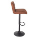 LuxD Barová židle Pretty vintage hnědá / 109 cm