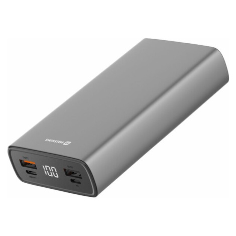 Swissten Aluminum 20000 mAh 20W Power Delivery šedá Šedá