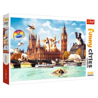 TREFL - Puzzle 1000 Crazy City - Psi v Londýně