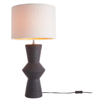 FREJA Stolní lampa 70 cm - černá/bílá