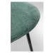 Zelená čalouněná jídelní židle Frida / set 2 ks