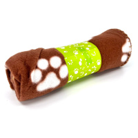 Vsepropejska Zora fleecová deka pro psa Barva: Hnědá, Rozměr (cm): 70 x 60