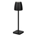 NOVA LUCE venkovní stolní lampa COLT černý litý hliník a akryl LED 2W 3000K IP54 62st. 5V DC vyp