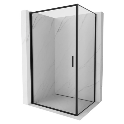 MEXEN/S Exo sprchový kout dveře křídlové 70 x 75, transparent, černá 817-070-075-70-00