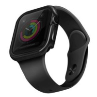 UNIQ Valencia kovové pouzdro Apple Watch Serie 4/5/6/SE (44mm) tmavě šedé