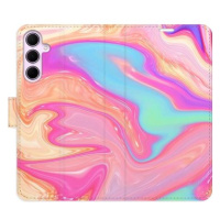 iSaprio Flip pouzdro Abstract Paint 07 pro Samsung Galaxy A55 5G