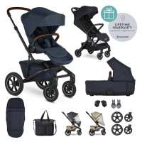 EASYWALKER Kočárek kombinovaný Jimmey Indigo Blue XXL AIR + RWS + Jackey Shadow Black