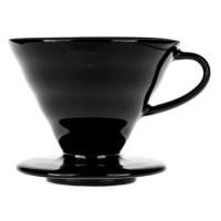 Hario Dripper V60-02 Kasuya, keramický, černý