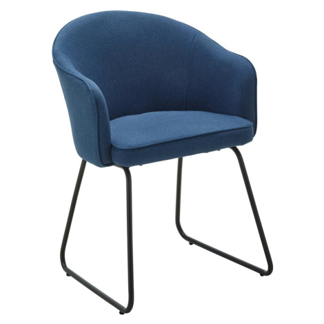Židle S Područkami Ira Modrá Möbelix