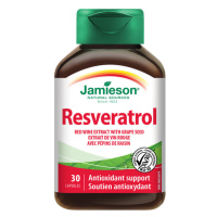 Jamieson Resveratrol 50mg Extr.z červ.vína Cps.30