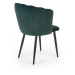 HALMAR Designová židle Zelo tmavě zelená