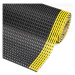 NOTRAX Mřížková rohož Flexdek™, šířka 600 mm, na bm, černá/žlutá