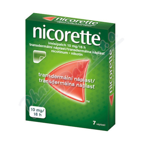 Nicorette Invisipatch 10mg/16h tdr.emp.7 II