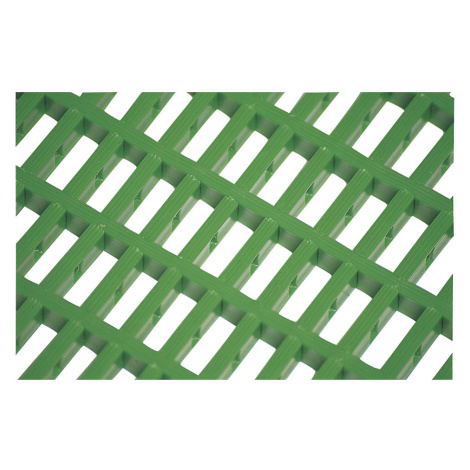 COBA Protiúnavová rohož z vinylu COBAmat®, dvojitě tkaná, na bm, velikost ok 10 x 22 mm, zelená