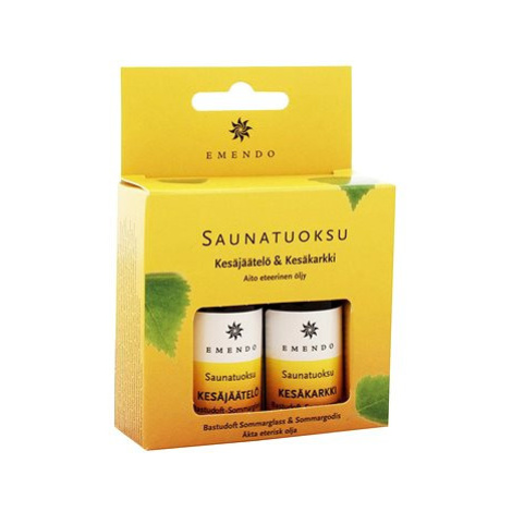 Emendo OY Vůně do sauny letní Premium, 2 × 10 ml, vanilková zmrzlina & vanilkový bonbon