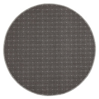 Condor Carpets Kusový koberec Udinese hnědý kruh - 57x57 (průměr) kruh cm
