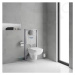 Grohe 39552000 - Sada pro závěsné WC + klozet a sedátko softclose, rimless, tlačítko Even, chrom