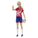 MATTEL - Barbie Fotbalová Panenka - Barbie V Červeném Dresu