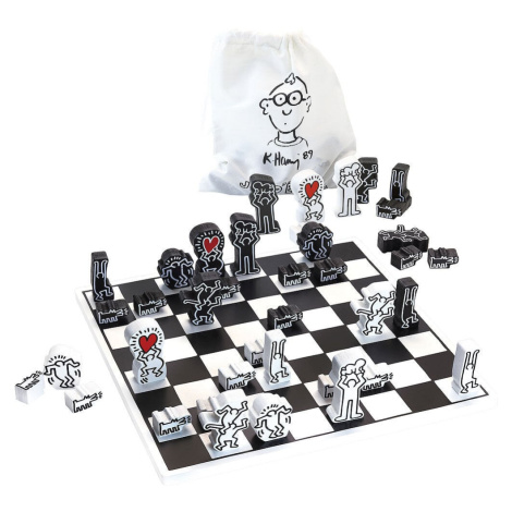 Desková hra Šachy Keith Haring, dřevěné - V9221 Vilac