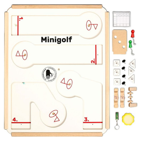 Dřevěné hračky Jaroš Stolní minigolf