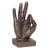 Dekoria Dekorace Hand Sign OK 17cm, 8 x 6 x 17 cm