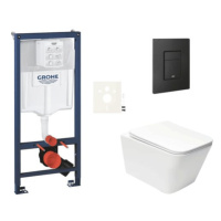 Závěsný wc set do lehkých stěn / předstěnová montáž Swiss Aqua Technologies Infinitio SIKOGRSIN1