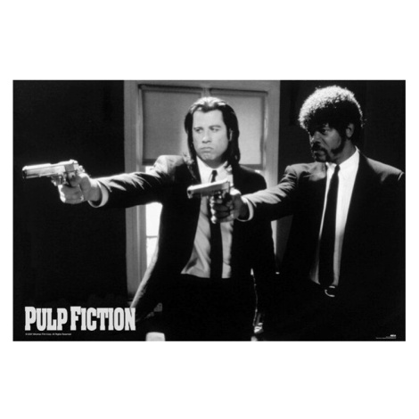 Plakát Pulp Fiction - Guns B&W (16) Europosters