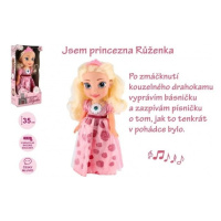 Panenka princezna růženka česky mluvící 35cm