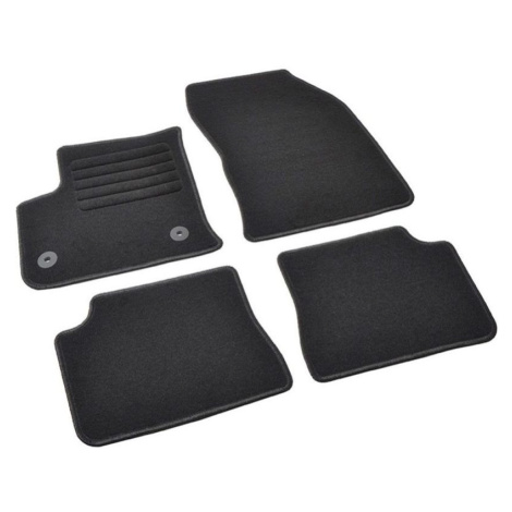 Autokoberce textilní přesné černé / černé obšití - Fiat 600e (2023-... Rigum