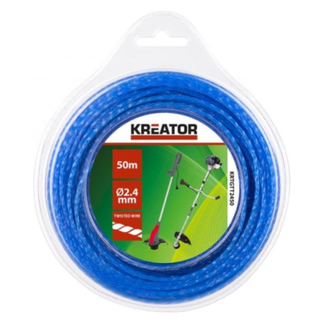 Struna kroucená KREATOR 2,4 mm x 50 m PPKRTGTT2450