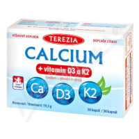 TEREZIA Calcium+vitamin D3 a K2 cps.30