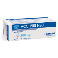 ACC 200 NEO 200 mg šumivé tablety, 20 tablet